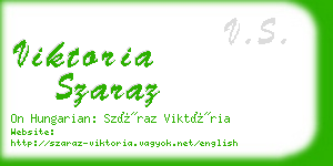 viktoria szaraz business card